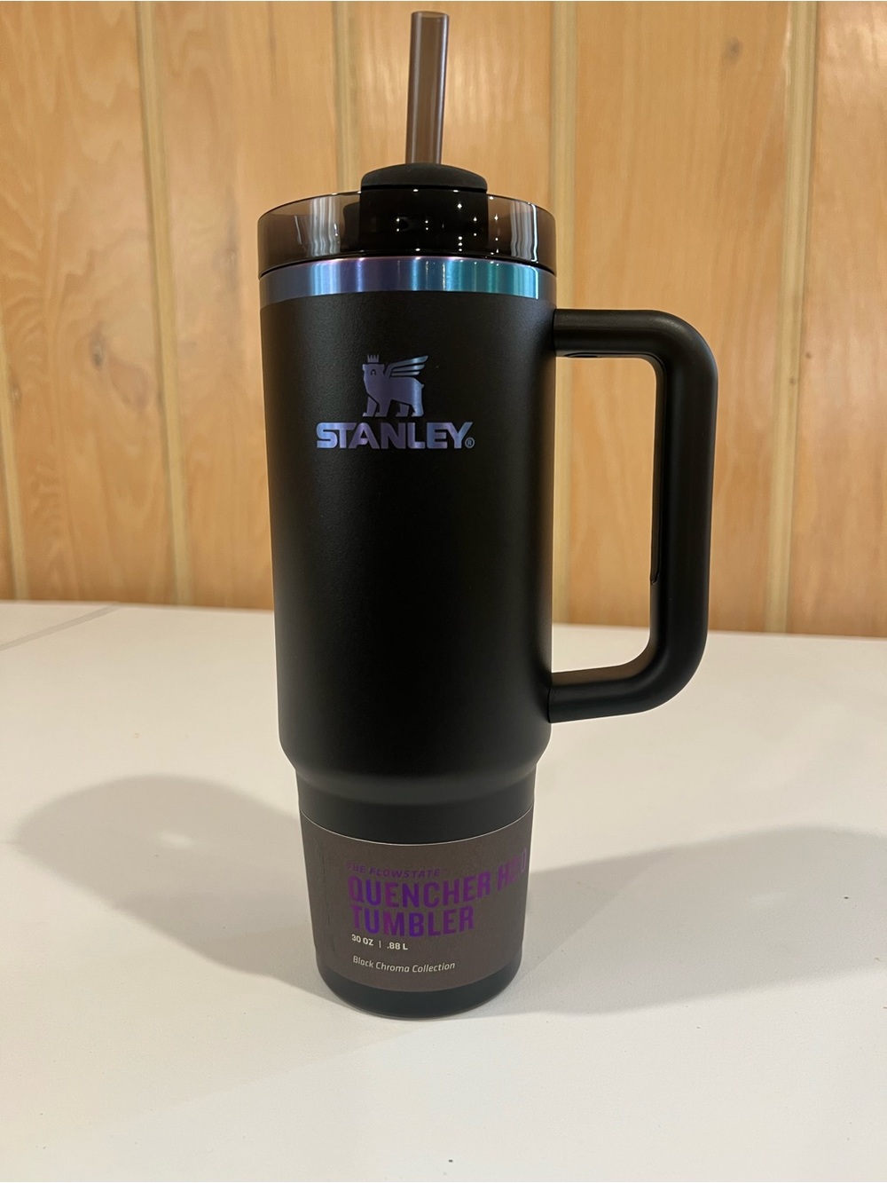 BLACK CHROMA COLLECTION 30OZ Stanley Quencher H2O Tumbler Limited Edition